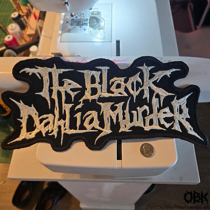 The Black Dahlia Murder Back Patch