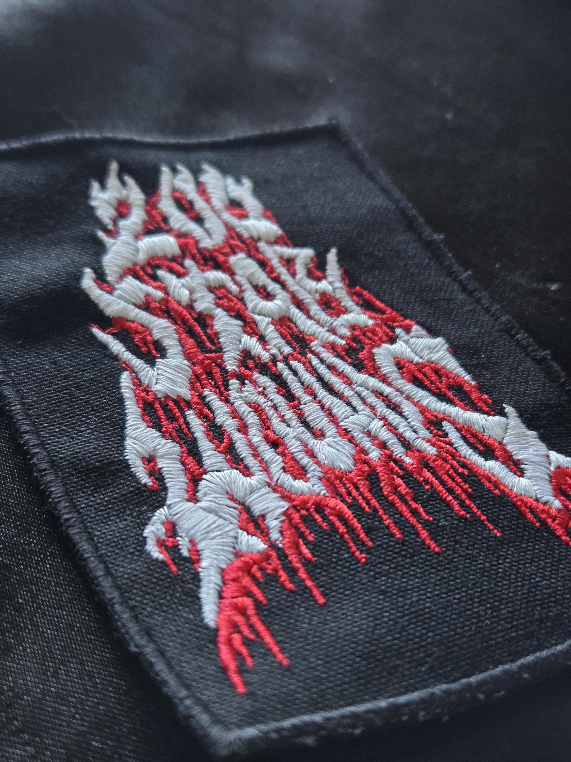 200 Stab Wounds High Quality Embroidery Patch