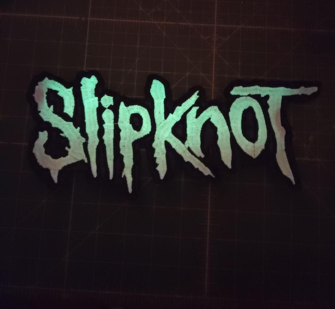 Slipknot Backpatch - Slipknot Patch Glow in the Dark (5.5x12")