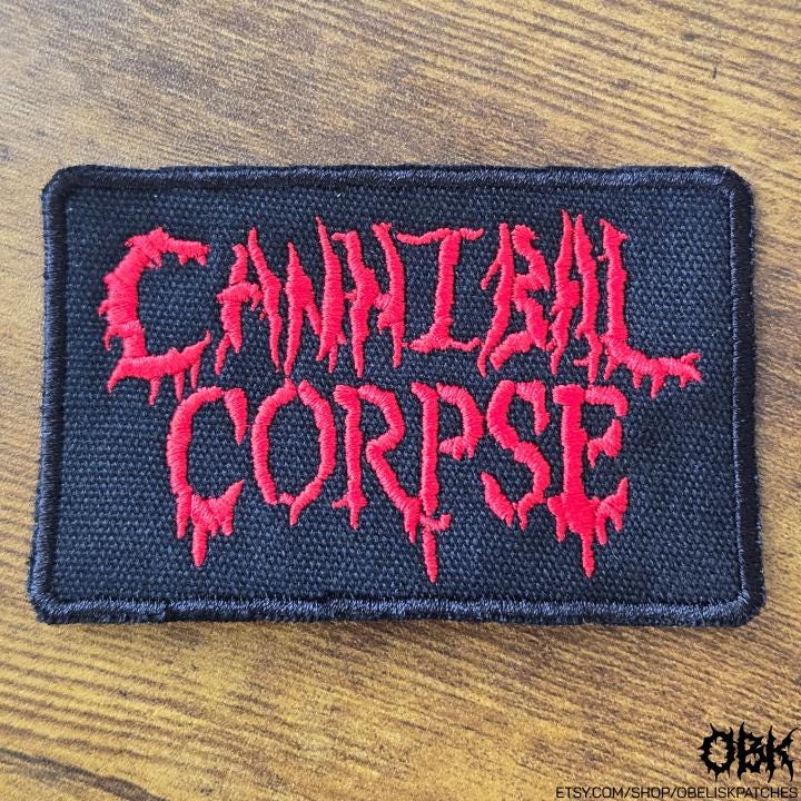 Cannibal Corpse Patch "Old/New Logo Mashup"