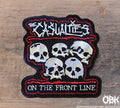 The Casualties Patch LARGE High Quality Embroidery Patch - On The Front Line