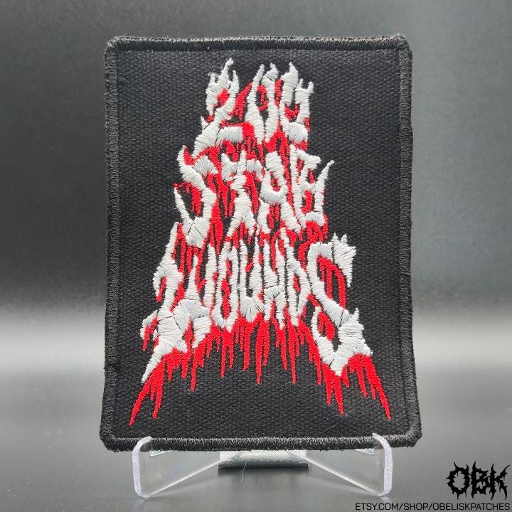 200 Stab Wounds High Quality Embroidery Patch