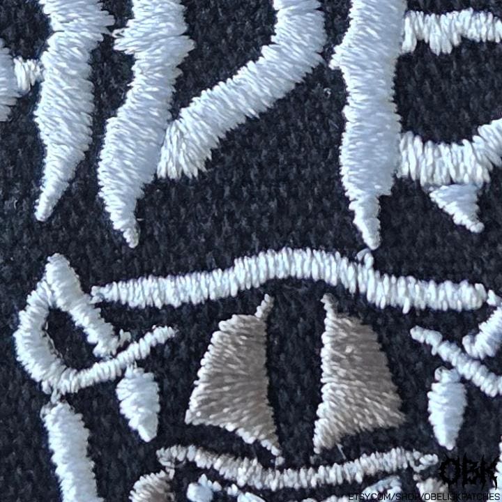 Oakland Raiders - Vegas Raiders Death Metal Style Patch