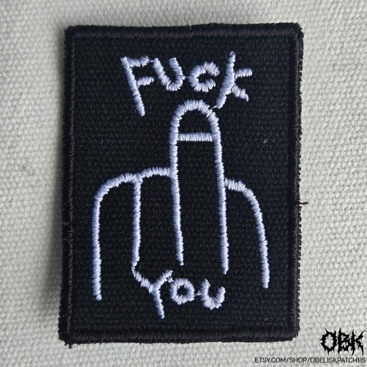 GG Allin Tattoo Style Patch