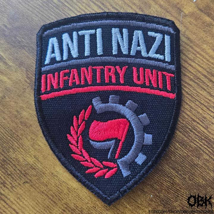 Anti Nazi Badge v2   Patch