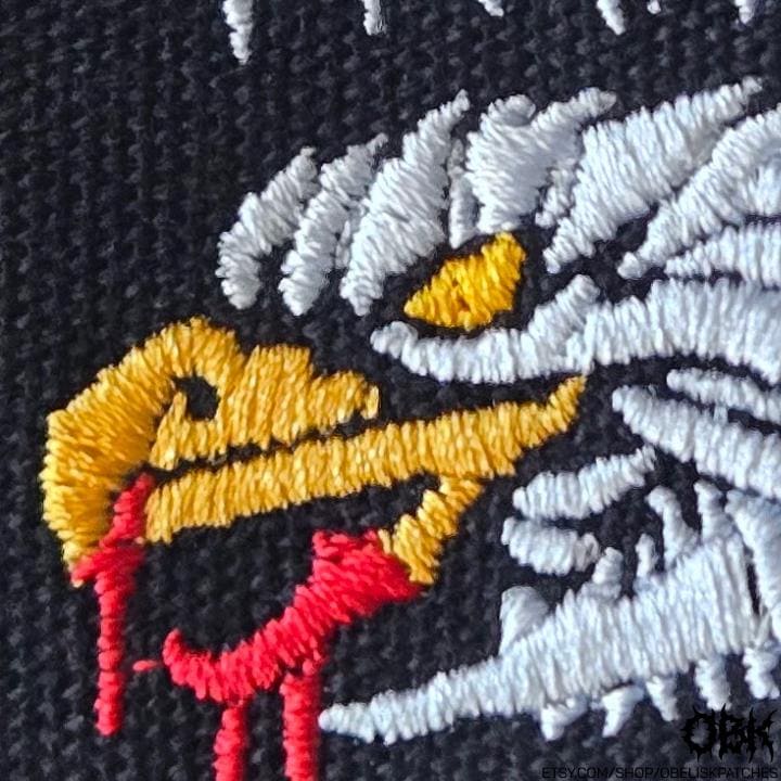 Philadelphia Eagles Death Metal Style  Patch