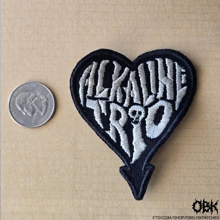 Alkaline Trio Patch Heart Skull