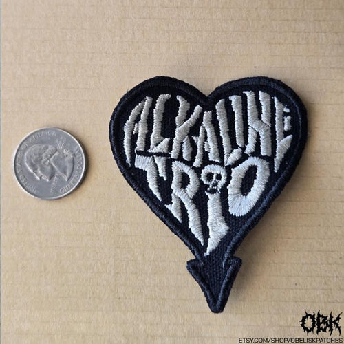Alkaline Trio Patch Heart Skull