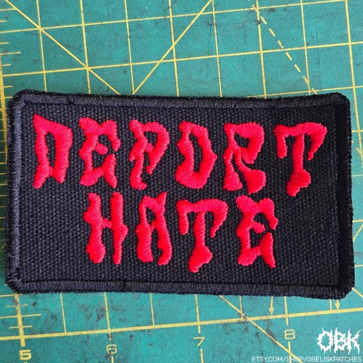 Deport Hate  Patch