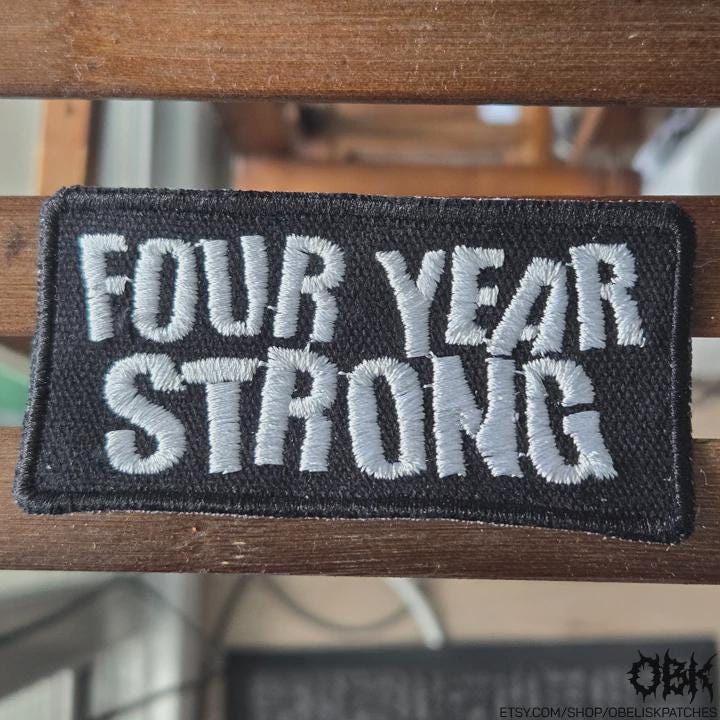 Four Year Strong Patch -
