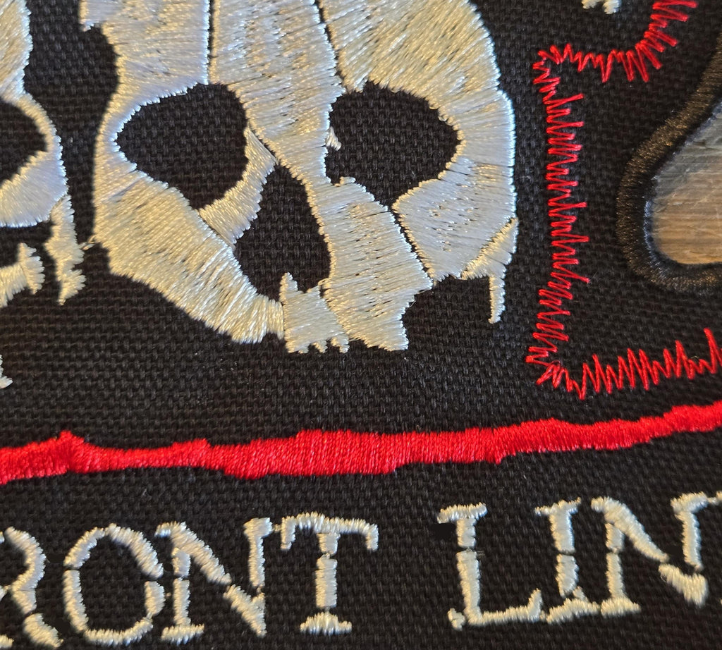 The Casualties Patch LARGE High Quality Embroidery Patch - On The Front Line